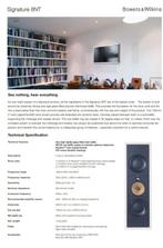 Bower & Wilkins - 3x Signature Series 8NT 800 In-Wall full, Nieuw