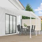Terrasdak / Overkapping - Borneo - 5.5 x 3 m - Wit, Tuin en Terras, Overkappingen, Verzenden, Nieuw