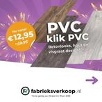 PVC klik PVC – Nu vanaf €12,95 (Betonlooks, hout, visgraat), Ophalen, 75 m² of meer, Multikeuze, Overige typen