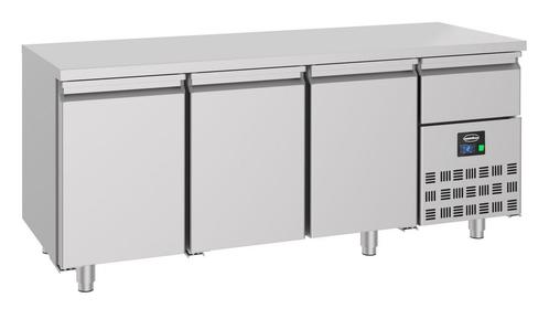 Combisteel Koelwerkbank | 474L | 3 Deuren (1/1 GN) + 1 Lade, Witgoed en Apparatuur, Koelkasten en IJskasten, Ophalen of Verzenden