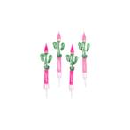 Cactus Kaarsjes 5,9cm 4st, Hobby en Vrije tijd, Verzenden, Nieuw