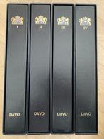 Nederland - 4 Davo Albums de Luxe, Gestempeld