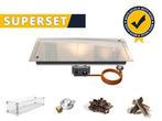 Gofire SUPERSET inbouwbrander rechthoek 79 x 36 | Flexibel, Verzenden, Nieuw