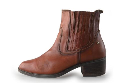 Pikolinos Enkellaarzen in maat 40 Cognac | 10% extra korting, Kleding | Dames, Schoenen, Overige kleuren, Zo goed als nieuw, Lage of Enkellaarzen