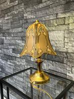 Lamp - Elegante Vintage Messing Tafellamp - Messing