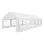 Partytent / Paviljoen Gala - 4 x 10 meter - Wit - Incl. Zijw, Tuin en Terras, Verzenden, Nieuw