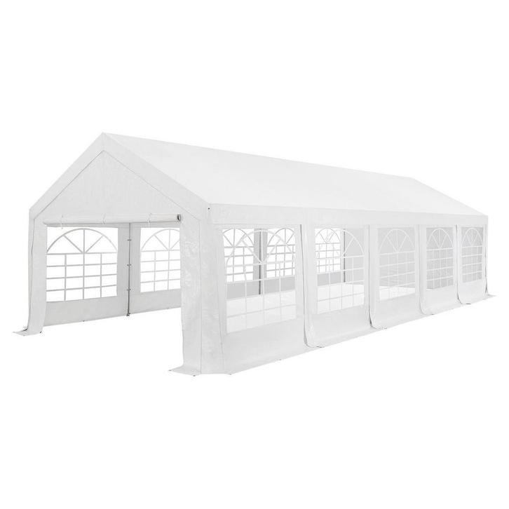 Partytent / Paviljoen Gala - 4 x 10 meter - Wit - Incl. Zijw, Tuin en Terras, Partytenten, Nieuw, Verzenden