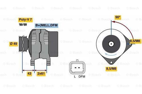Dynamo / Alternator RENAULT SCÉNIC II (2.0,2.0 16V Turb.., Auto-onderdelen, Motor en Toebehoren, Nieuw, Ophalen of Verzenden