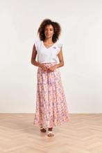 -30% Smashed Lemon  Smashed Lemon 24330 maxi rok met bloemen, Kleding | Dames, Rokken, Verzenden, Nieuw, Wit