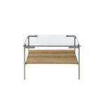 2dekans | MCA Furniture Salontafel met Glazen plaat - Max., Huis en Inrichting, Tafels | Eettafels, Ophalen of Verzenden, Zo goed als nieuw