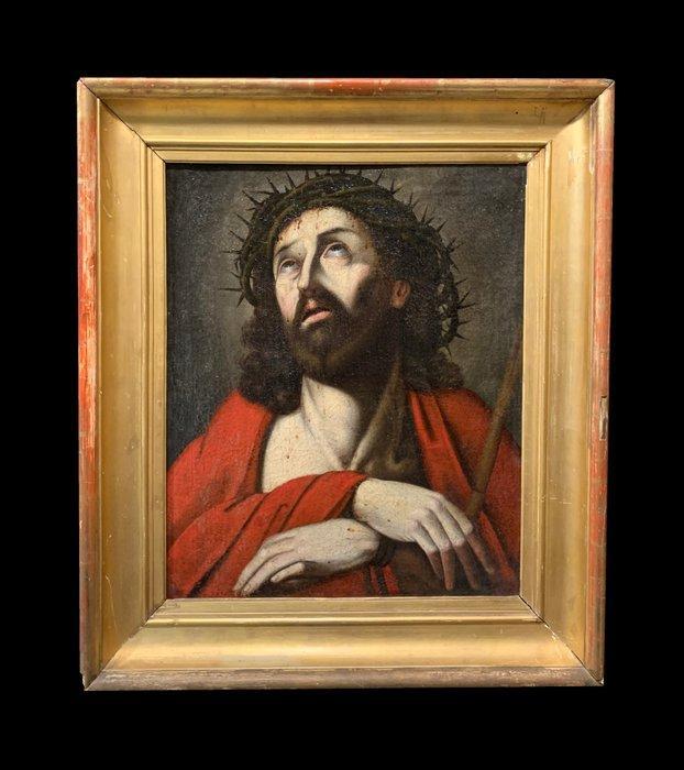 Follower of Guido Reni (1575-1642) - Man of Sorrows, Antiek en Kunst, Kunst | Schilderijen | Klassiek