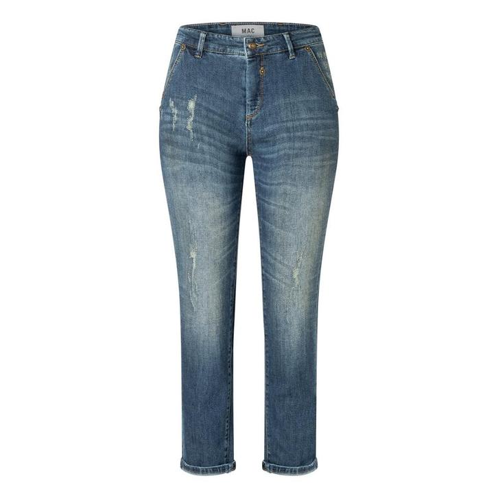 MAC • Montana chino destroyed jeans • 36, Kleding | Dames, Spijkerbroeken en Jeans, Blauw, Nieuw, Verzenden