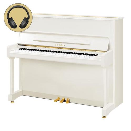 Yamaha P121 M SH3 PWH messing silent piano (wit hoogglans), Muziek en Instrumenten, Piano's