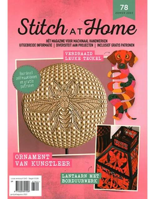 StitchatHome abonnement 4 nummers cadeau abonnement, Boeken, Tijdschriften en Kranten, Sport en Vrije tijd, Nieuw, Verzenden