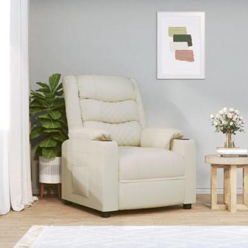 Relaxfauteuil Creme Verstelbaar | Retourdeal | Luxe voor... beschikbaar voor biedingen