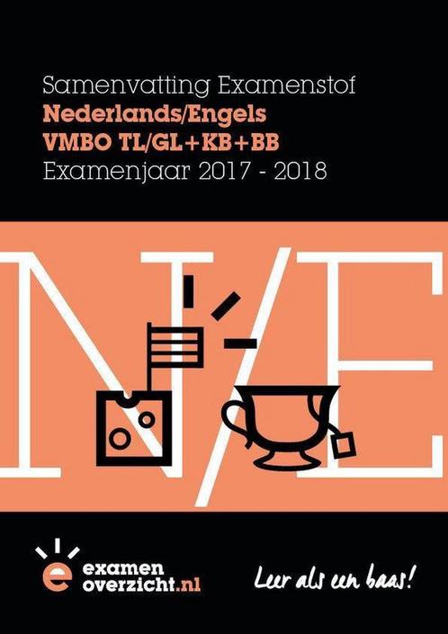 ExamenOverzicht - Samenvatting Nederlands en Engels VMBO, Boeken, Schoolboeken, Gelezen, Verzenden