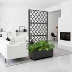 Roomdivider Malja met plantenbak 190x82x38 cm zwart casa.pro, Verzenden, Nieuw
