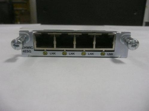 Cisco EHWIC-4ESG= netwerkkaart & -adapter Ethernet Intern, Huis en Inrichting, Woonaccessoires | Overige, Nieuw, Verzenden