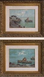 F. Villa (XIX), Toegeschreven aan - Barche al largo