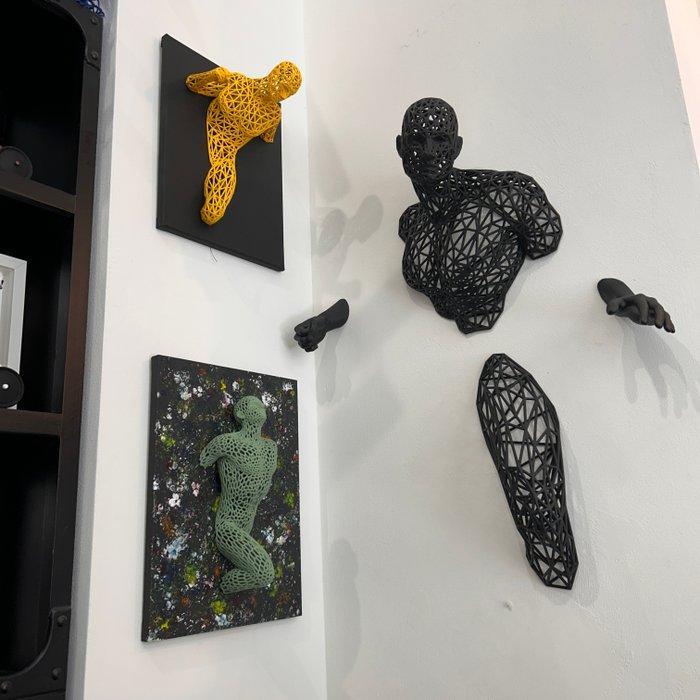 Andrea Giorgi - Warrior (wall sculpture), Antiek en Kunst, Kunst | Designobjecten