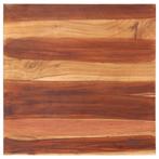 vidaXL Tafelblad 25-27 mm 70x70 cm massief acaciahout, Huis en Inrichting, Tafels | Eettafels, Verzenden, Nieuw