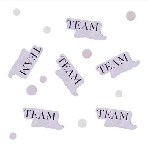 Bruiloft Tafelconfetti Team Bride 14g, Hobby en Vrije tijd, Feestartikelen, Nieuw, Verzenden