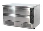 Compacte koel-vrieswerkbank | RVS | 2 lades | 6 x GN 1/1, Verzenden, Nieuw in verpakking