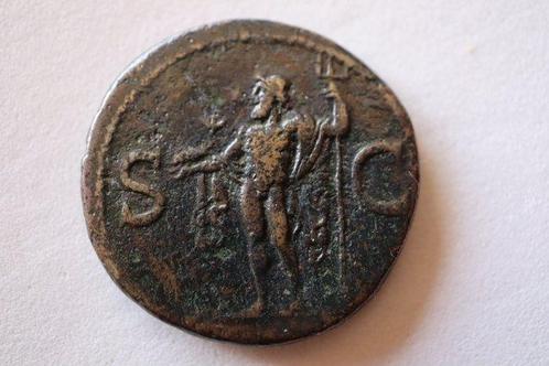 Romeinse Rijk. Agrippa (64/3-12 v.Chr.). As Rome - Neptune, Postzegels en Munten, Munten | Europa | Niet-Euromunten