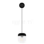 Umage Acorn Cannonball Hanglamp zwart, zwart/roestvrij staal, Huis en Inrichting, Lampen | Hanglampen, Nieuw, Verzenden