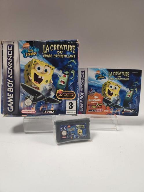 SpongeBob en de Krokante Krab Nintendo Game Boy Advance, Spelcomputers en Games, Games | Nintendo Game Boy, Ophalen of Verzenden