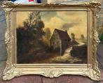 Europese school (XX) - Landschap met watermolen, Antiek en Kunst