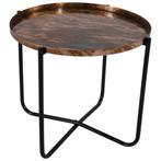 Oud koper bijzettafel ø60x75cm, Ophalen of Verzenden, Nieuw