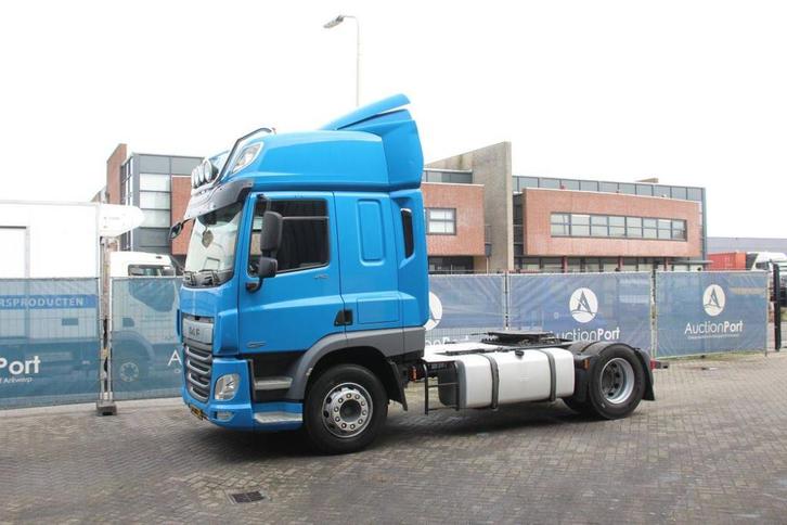 Veiling: Chassis Cabine DAF CF410 Diesel 410pk 2019, Auto's, Vrachtwagens, Automaat, BTW verrekenbaar, Diesel, Blauw, DAF, Ophalen