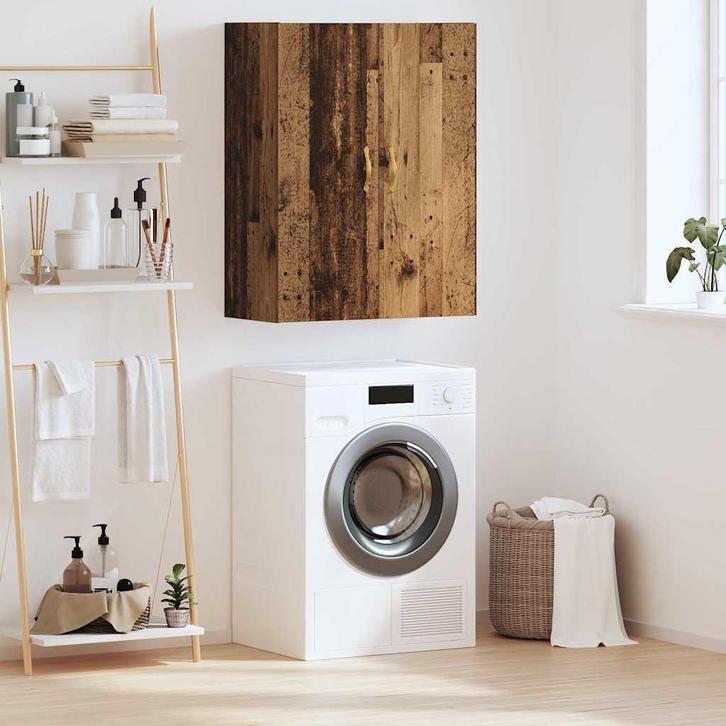 vidaXL Wandkast Oud hout 69.5 x 34 x 90 cm Bewerkt hout, Huis en Inrichting, Kasten | Buffetkasten, Nieuw, Minder dan 50 cm, Overige houtsoorten