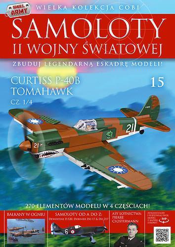 COBI  WW2 Tijdschrift - nr 15-18 Curtiss Tomahawk beschikbaar voor biedingen