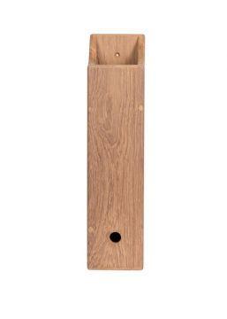 Teak lierhendel houder - groot - 34 x 8,5 x 7 cm, Watersport en Boten, Accessoires en Onderhoud, Ophalen of Verzenden