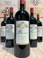 2014 Château Baudan - Haut-Médoc Cru Bourgeois - 6 Magnums, Verzamelen, Nieuw