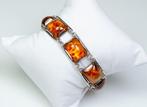 Zonder Minimumprijs - Armband 835 Zilver - Amber, Nieuw