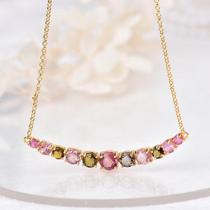 Zonder Minimumprijs - Halsketting Zilver - Tourmaline -, Sieraden, Tassen en Uiterlijk, Kettingen