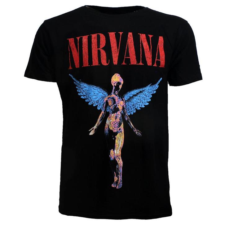 Nirvana In Utero Angelic T-Shirt - Officiële Merchandise |, Kleding | Heren, T-shirts, Verzenden