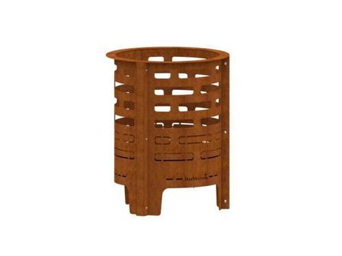 Veiling - Barbecook vuurkorf Jules ø43x57cm roest, Tuin en Terras, Vuurkorven