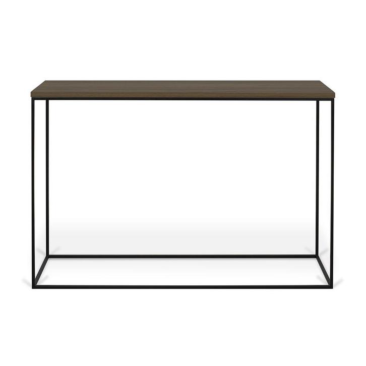 *WOONWINKEL* TemaHome Gleam Houten Haltafel Walnoot, Huis en Inrichting, Tafels | Sidetables, Nieuw, Verzenden