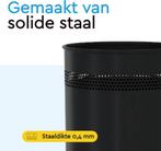 2dekans | BRASQ Prullenbak Metaal Kantoor/ Thuisgebruik -, Huis en Inrichting, Ophalen of Verzenden, Zo goed als nieuw
