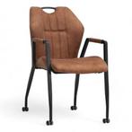 MX Sofa Eetkamerstoel Point | Antraciet | Microvezel stof, Huis en Inrichting, Stoelen, Ophalen, Nieuw, Industrieel