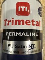 Trimetal PU Satin zijdeglans lak terpentine verdunbaar -..., Doe-het-zelf en Verbouw, Verf, Beits en Lak, Zwart, Nieuw, Ophalen of Verzenden