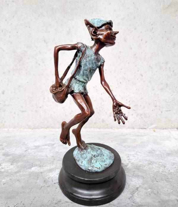 Beeldje - Kabouter - Brons, Antiek en Kunst, Curiosa en Brocante