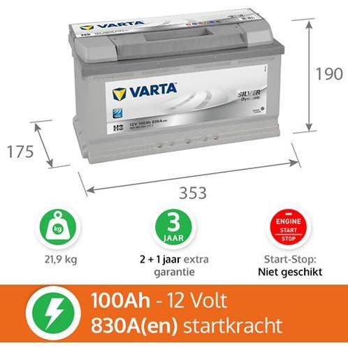 Varta Silver Dynamic H3 Accu Incl. 1 Jaar Extra Garantie, Auto-onderdelen, Accu's en Toebehoren, Verzenden