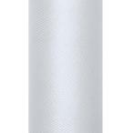 Lichtgrijze Tule Rol 15cm 9m, Verzenden, Nieuw