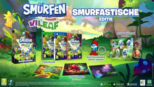 The Smurfs - Mission Vileaf Smurftastische Editie (Ninten..., Spelcomputers en Games, Games | Nintendo Switch, Gebruikt, Vanaf 3 jaar