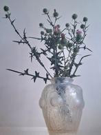 René Lalique - Vaas - Domrémy - verre doorzichtig - Fluwelen